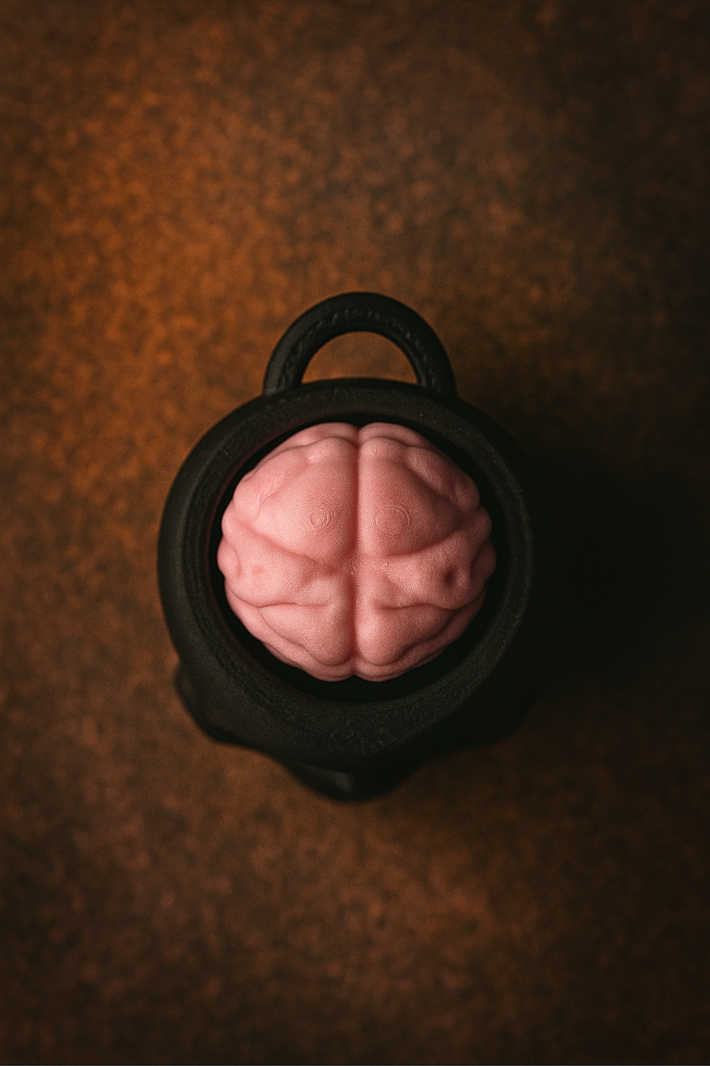 Skull Brains Fidget Keychain | 3D Printed Spooky Cute Stress Toy