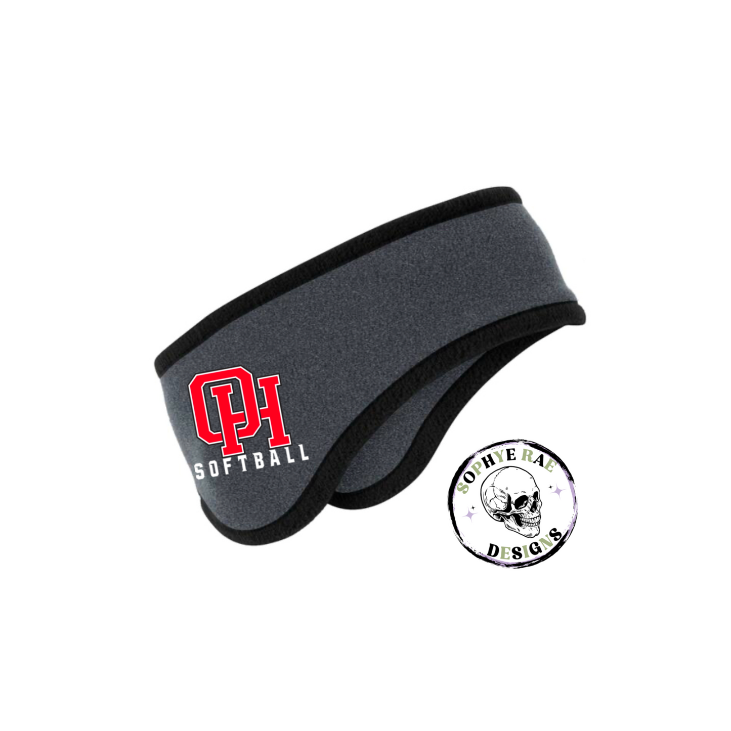 Oak Hills Softball Ear Muff Headband