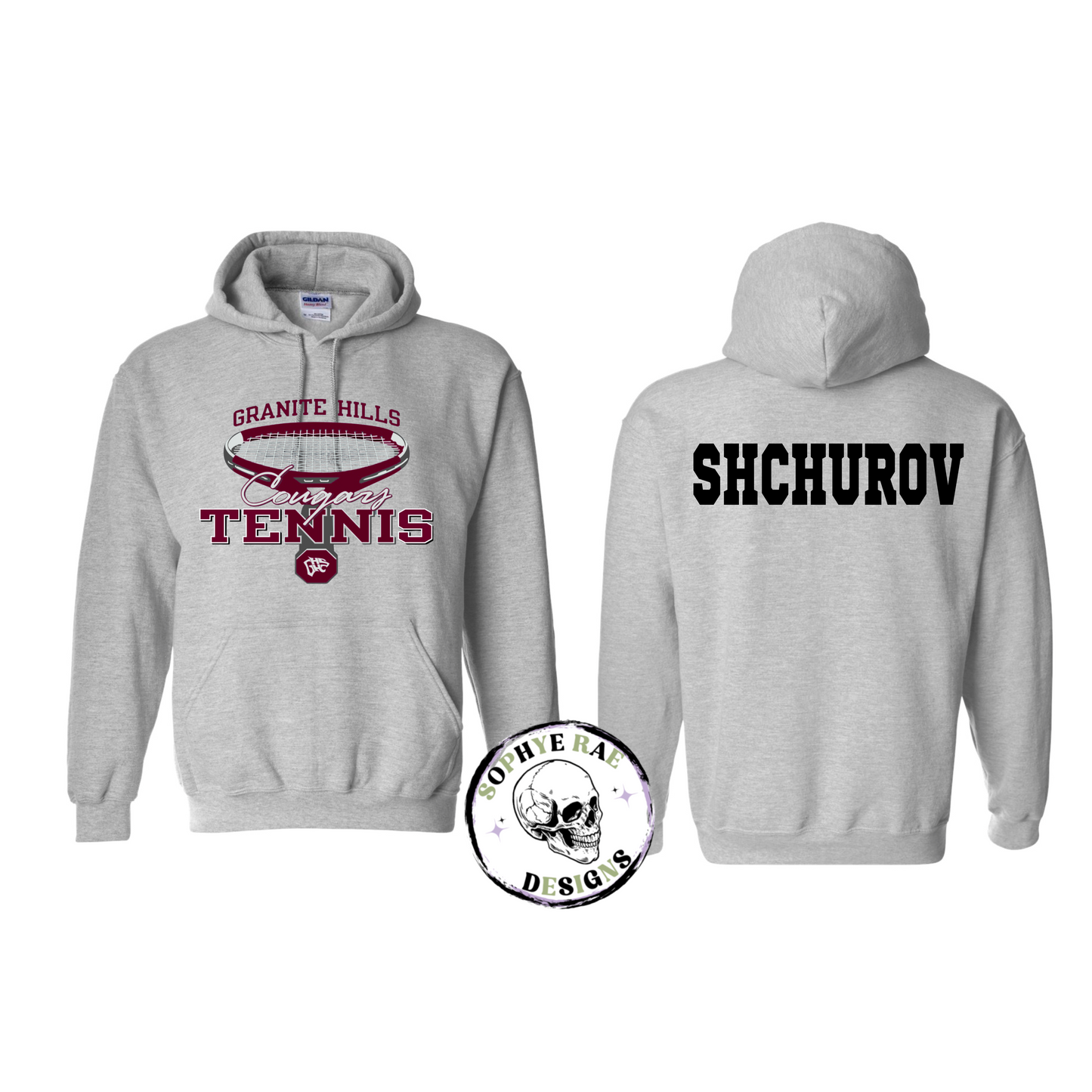 Granite Hills Tennis Pull-Over Hoodie