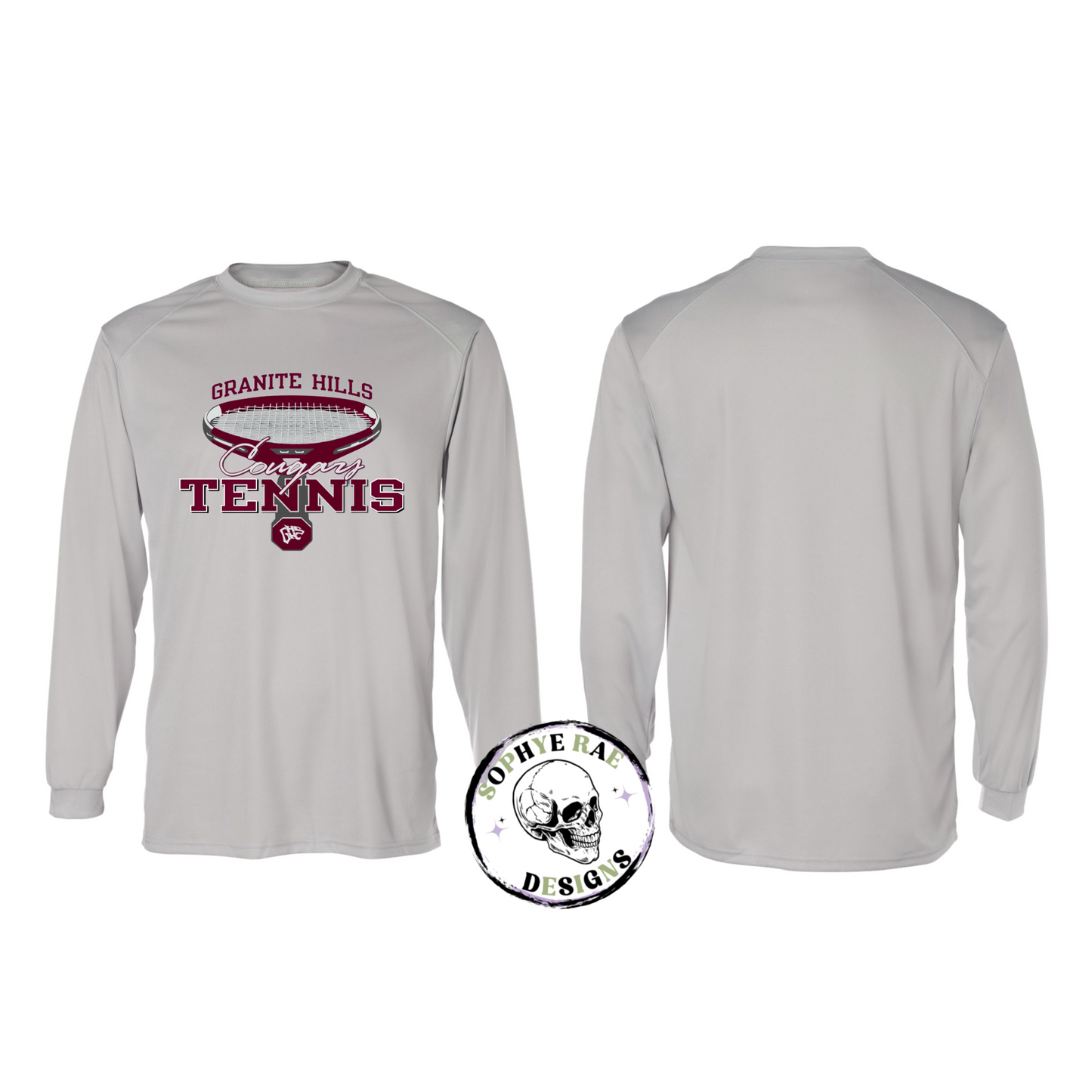 Granite Hills Tennis Long Sleeve Moisture Wicking Shirt