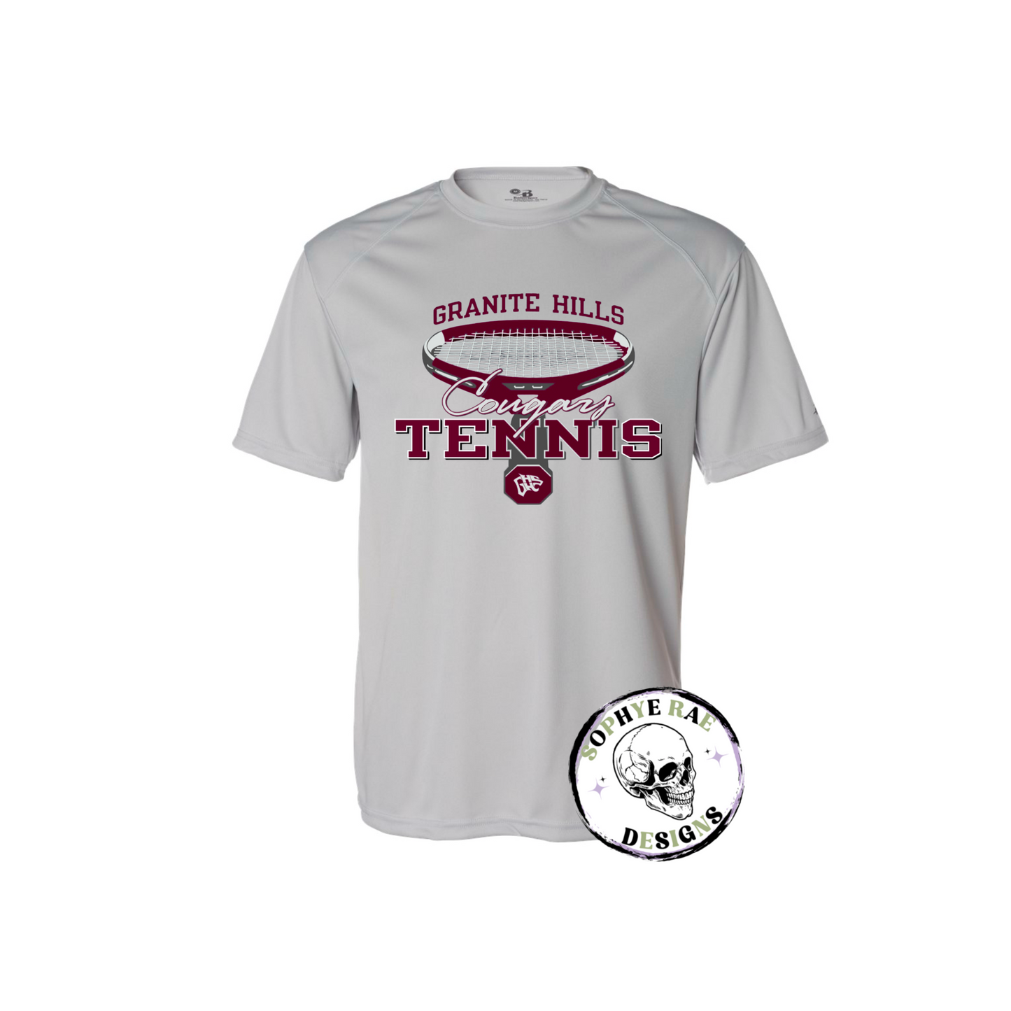 Granite Hills Tennis Short Sleeve Moisture Wicking Shirt
