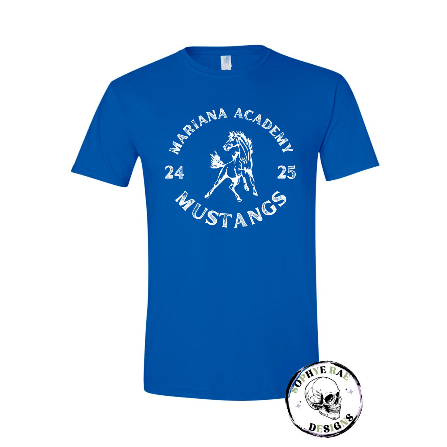 Mariana Mustangs Circle T-Shirt