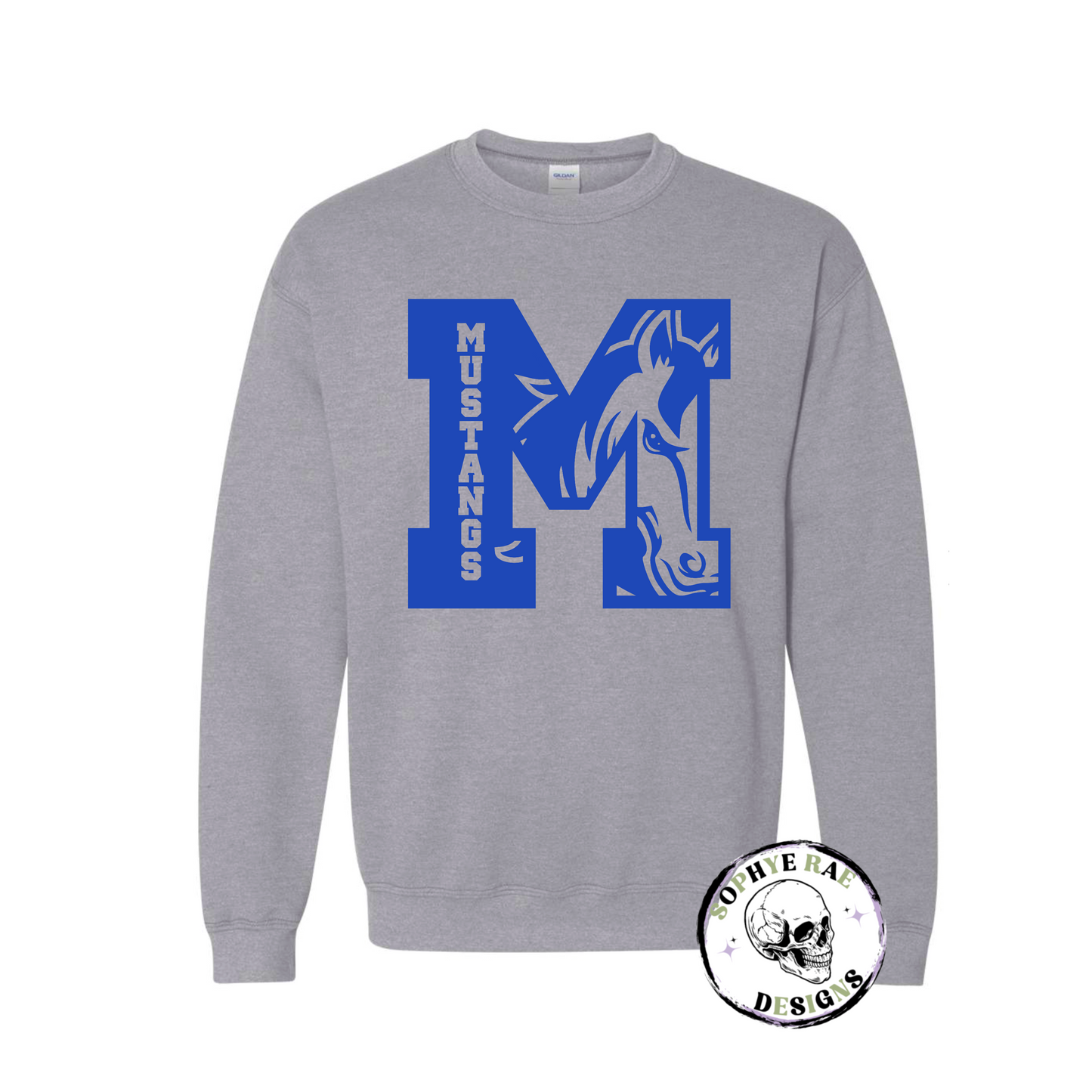 Big M Mustangs Crewneck