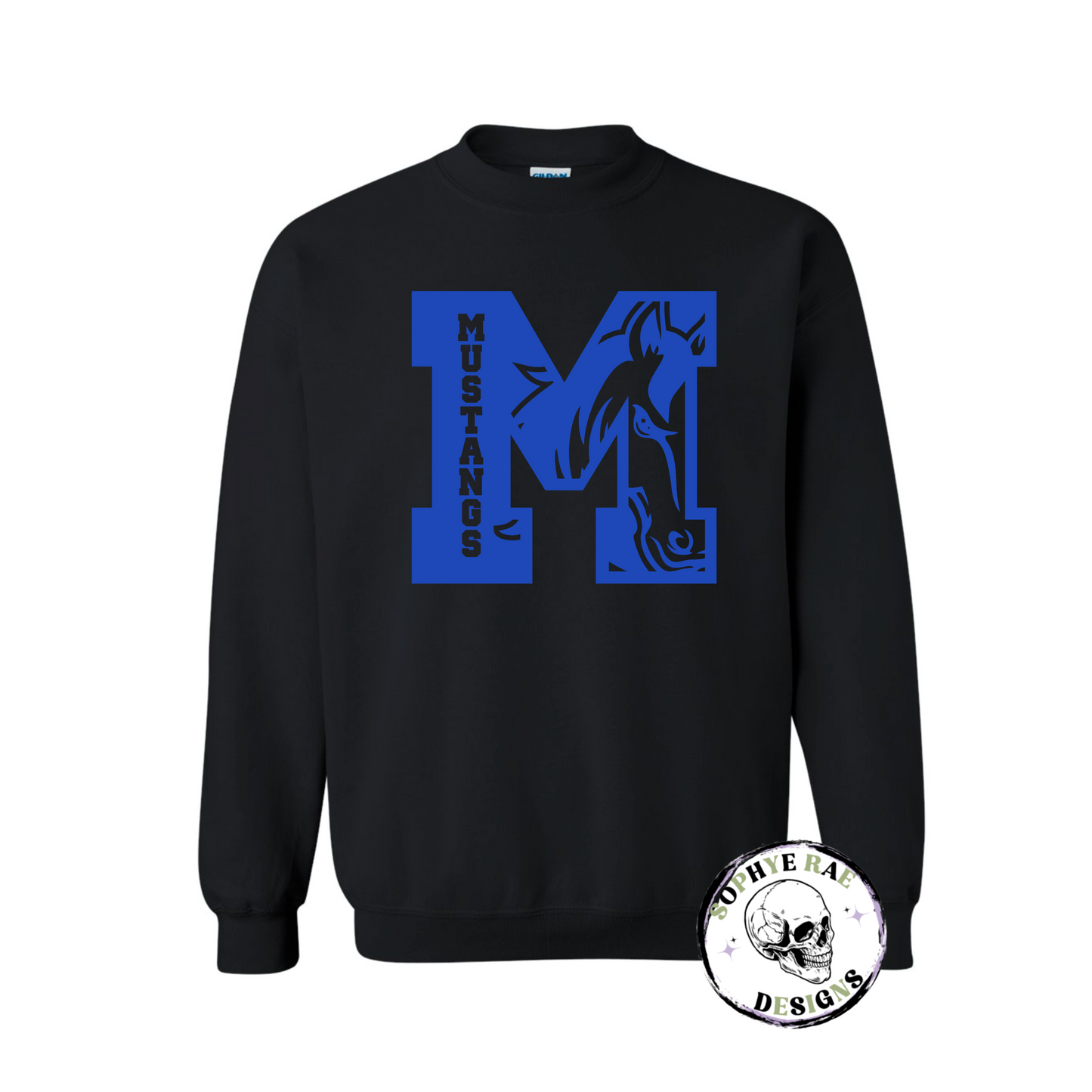 Big M Mustangs Crewneck