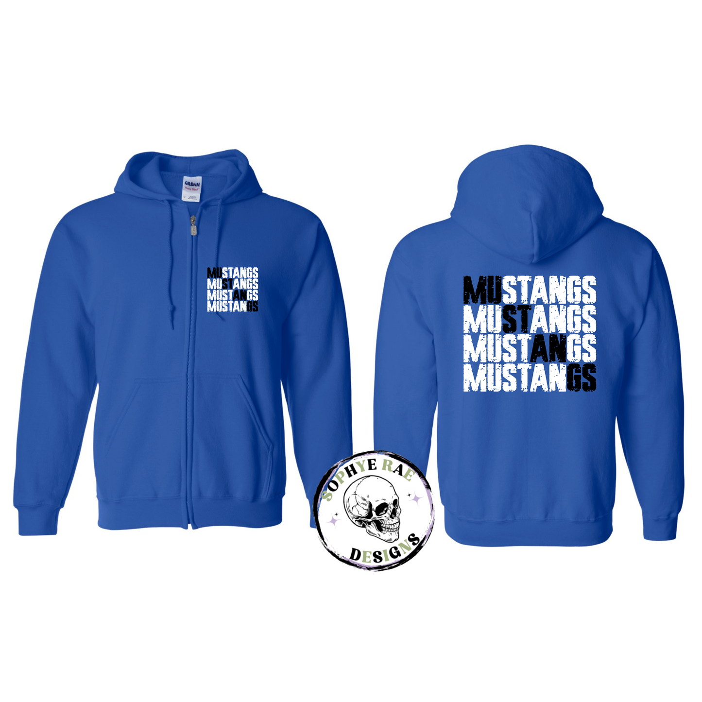 Mustangs Zip-Up