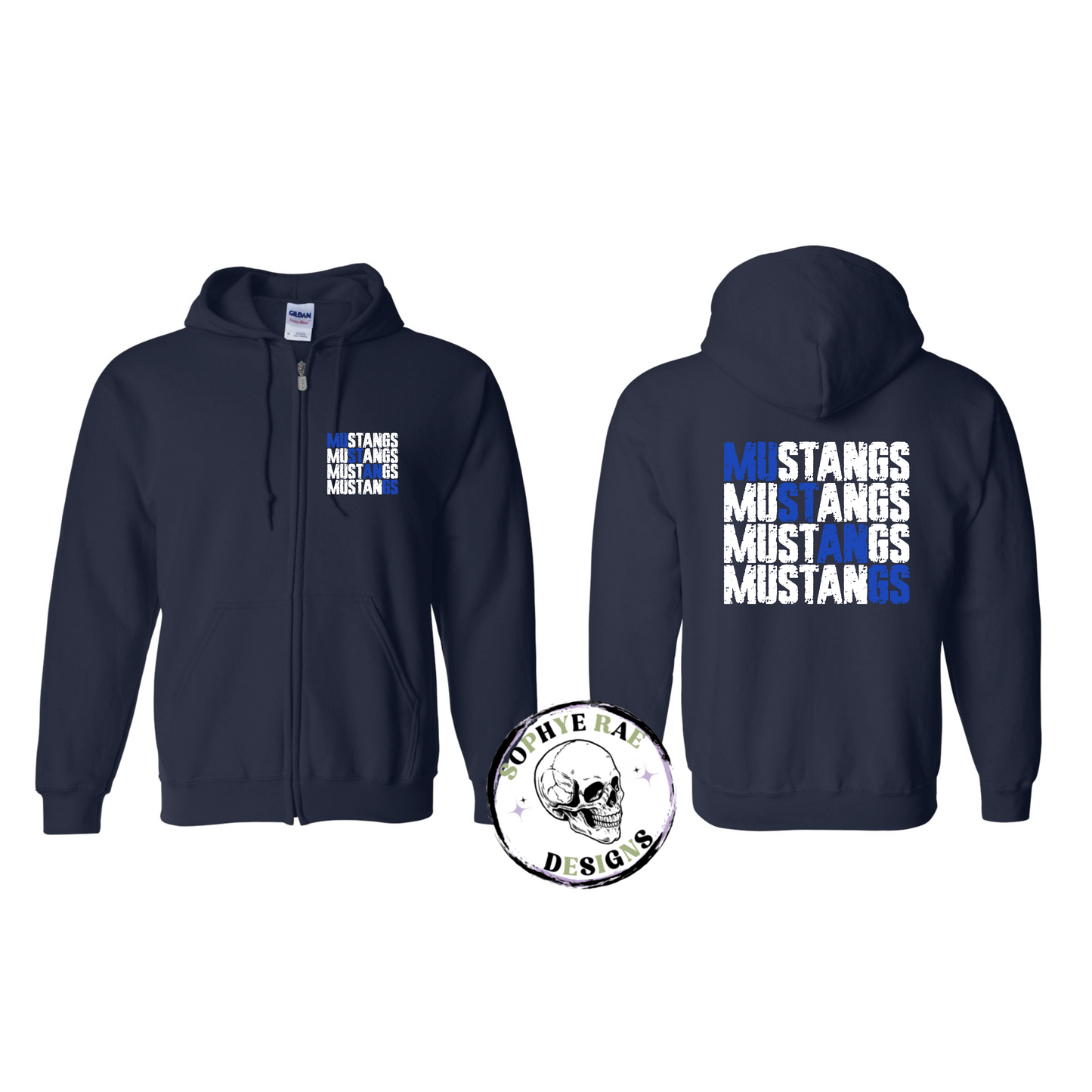 Mustangs Zip-Up