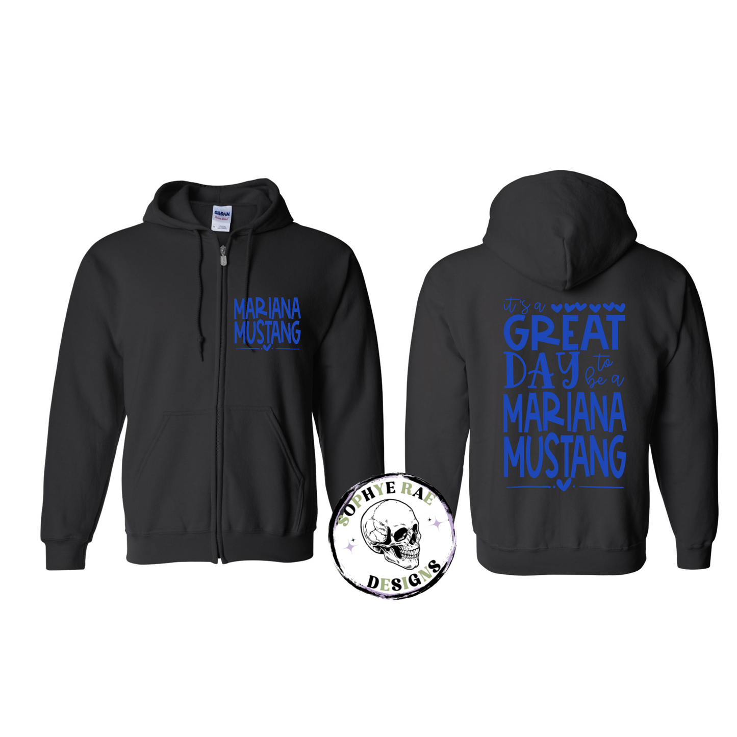 Mariana Mustang Heart Zip-Up