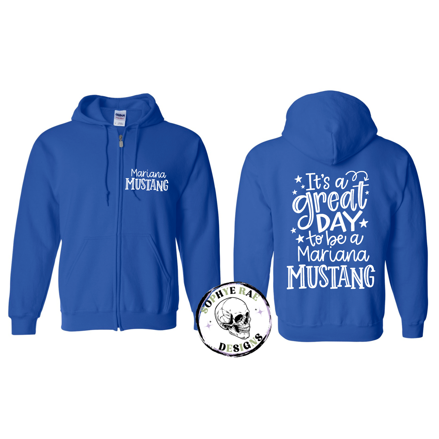 It’s a Great Day Stars Zip-Up