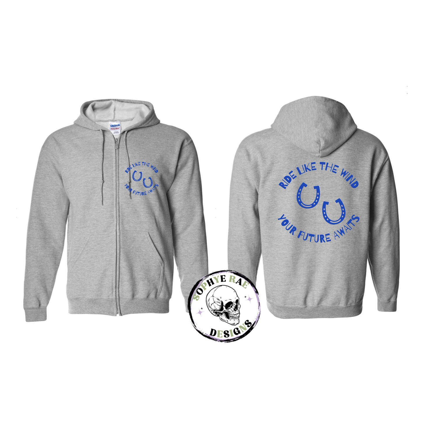 Ride Like the Wind Zip-Up