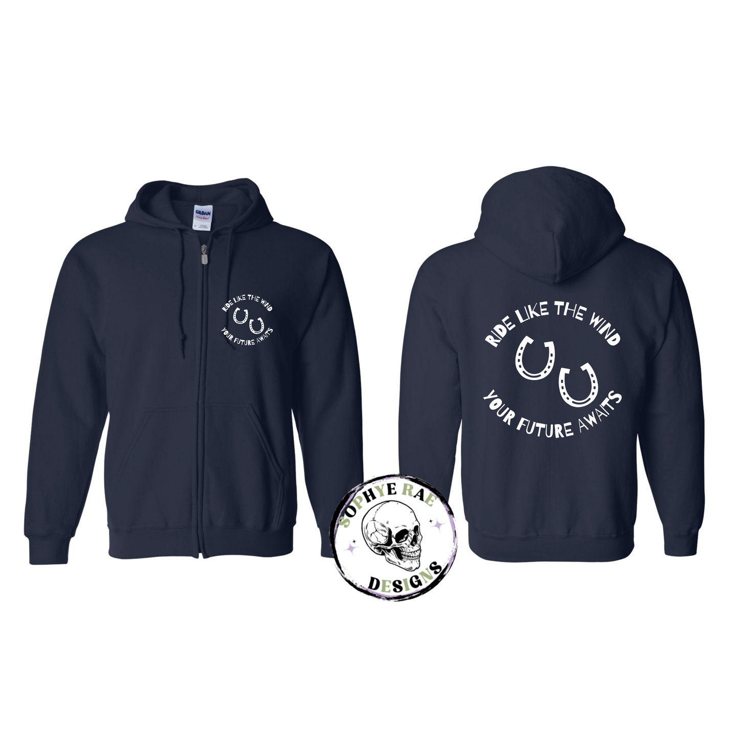 Ride Like the Wind Zip-Up