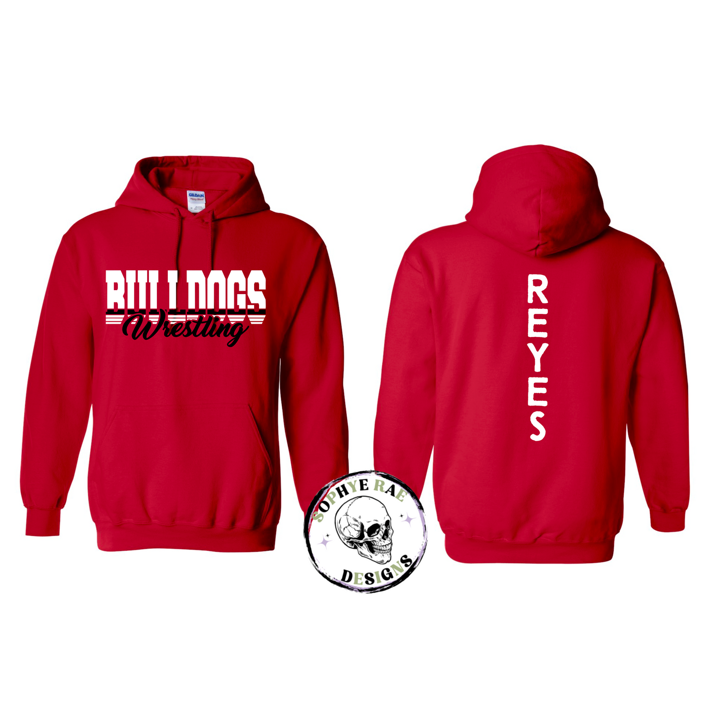 Oak Hills Bulldog Wrestling Hoodie