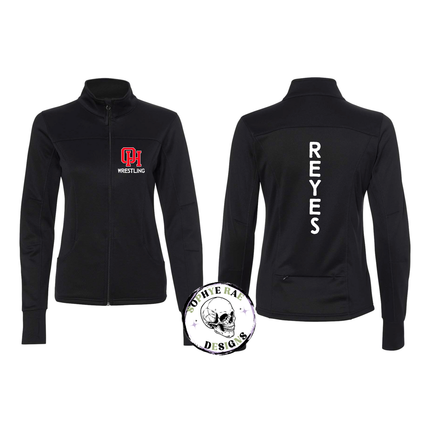 Oak Hills OH Wrestling Women’s Full Zip Jacket