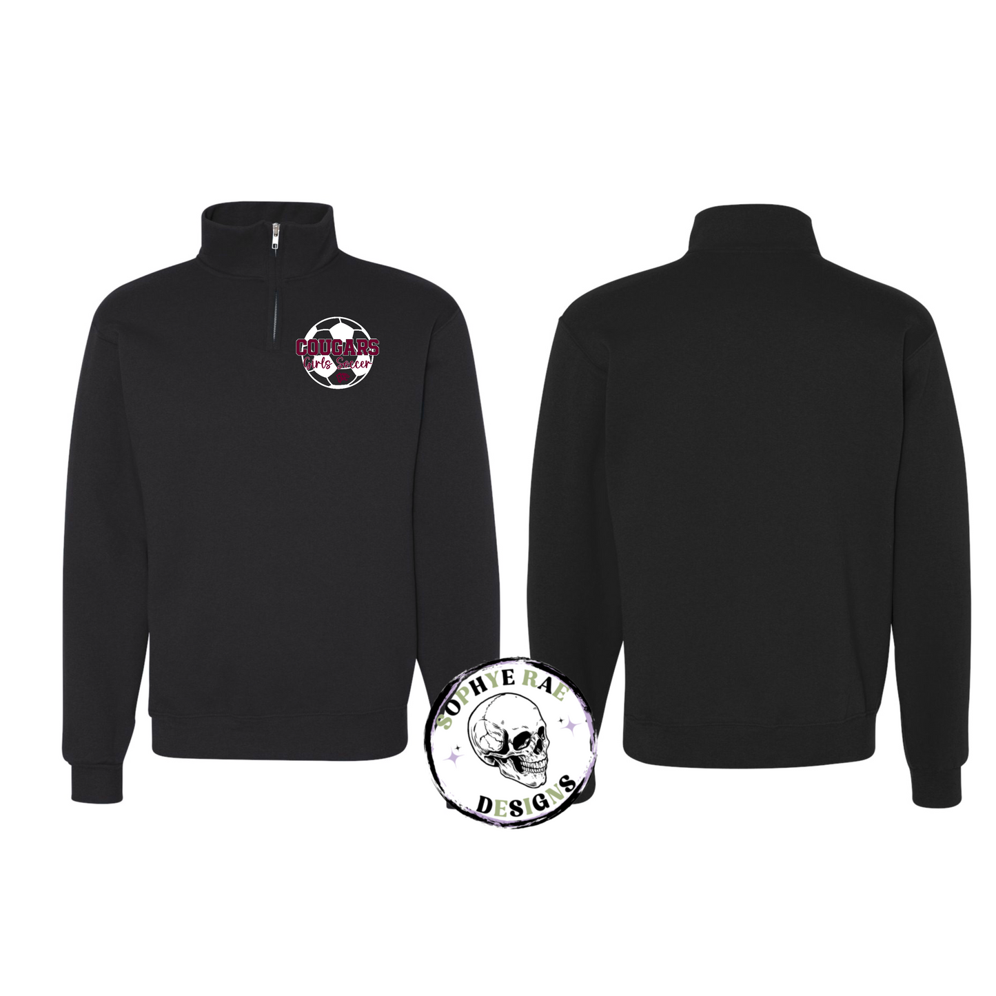 Granite Girls Soccer Quarter Zip Sweatshirt