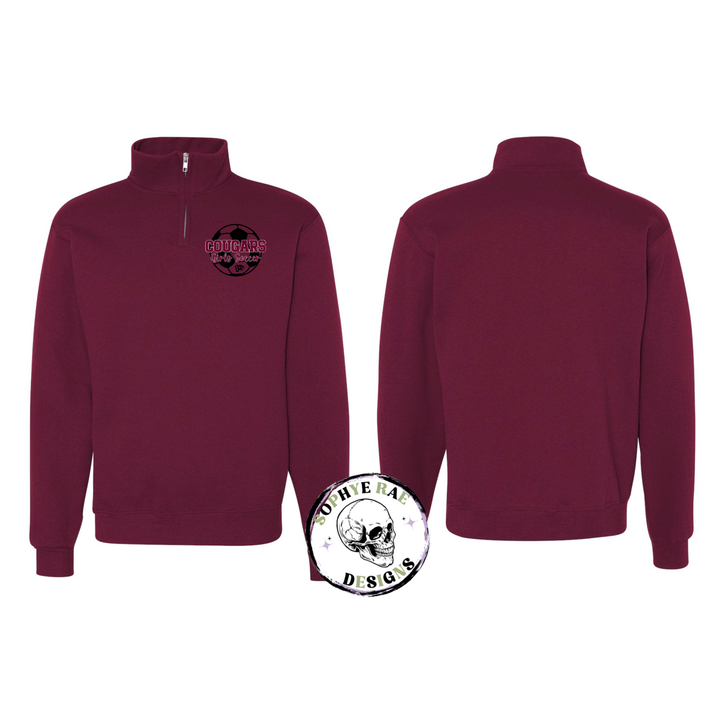 Granite Girls Soccer Quarter Zip Sweatshirt