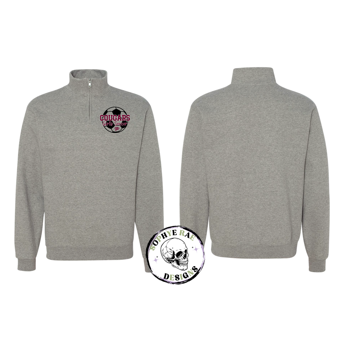 Granite Girls Soccer Quarter Zip Sweatshirt