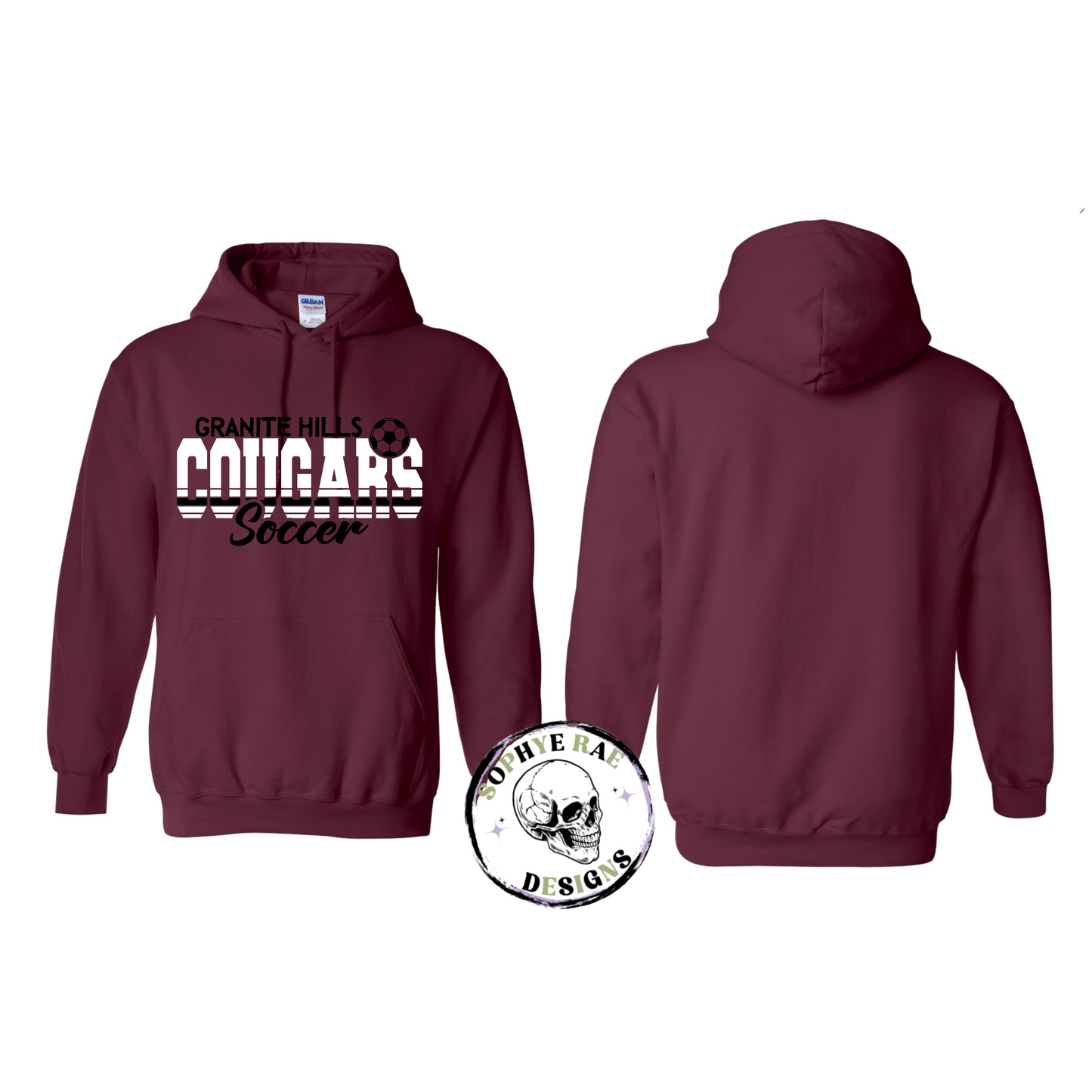 Granite Soccer Pull-Over Hoodie