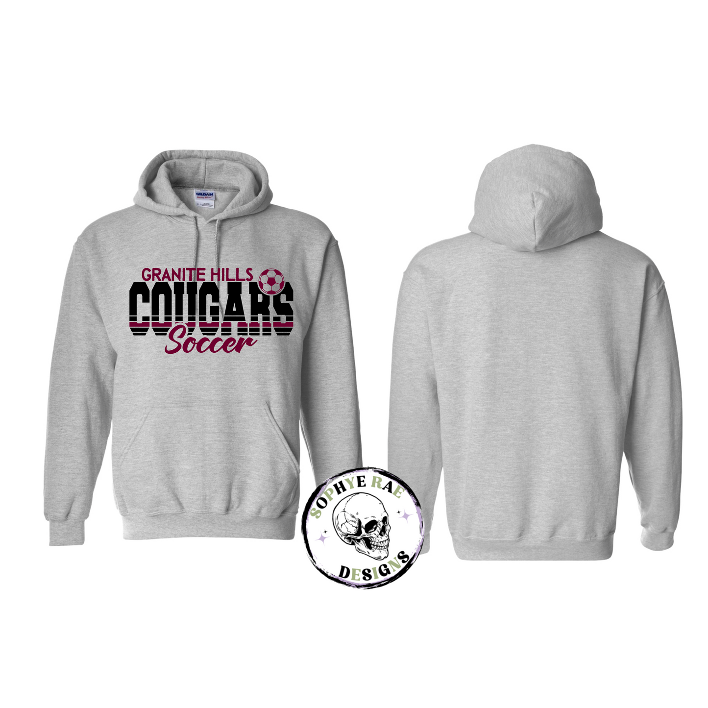Granite Soccer Pull-Over Hoodie