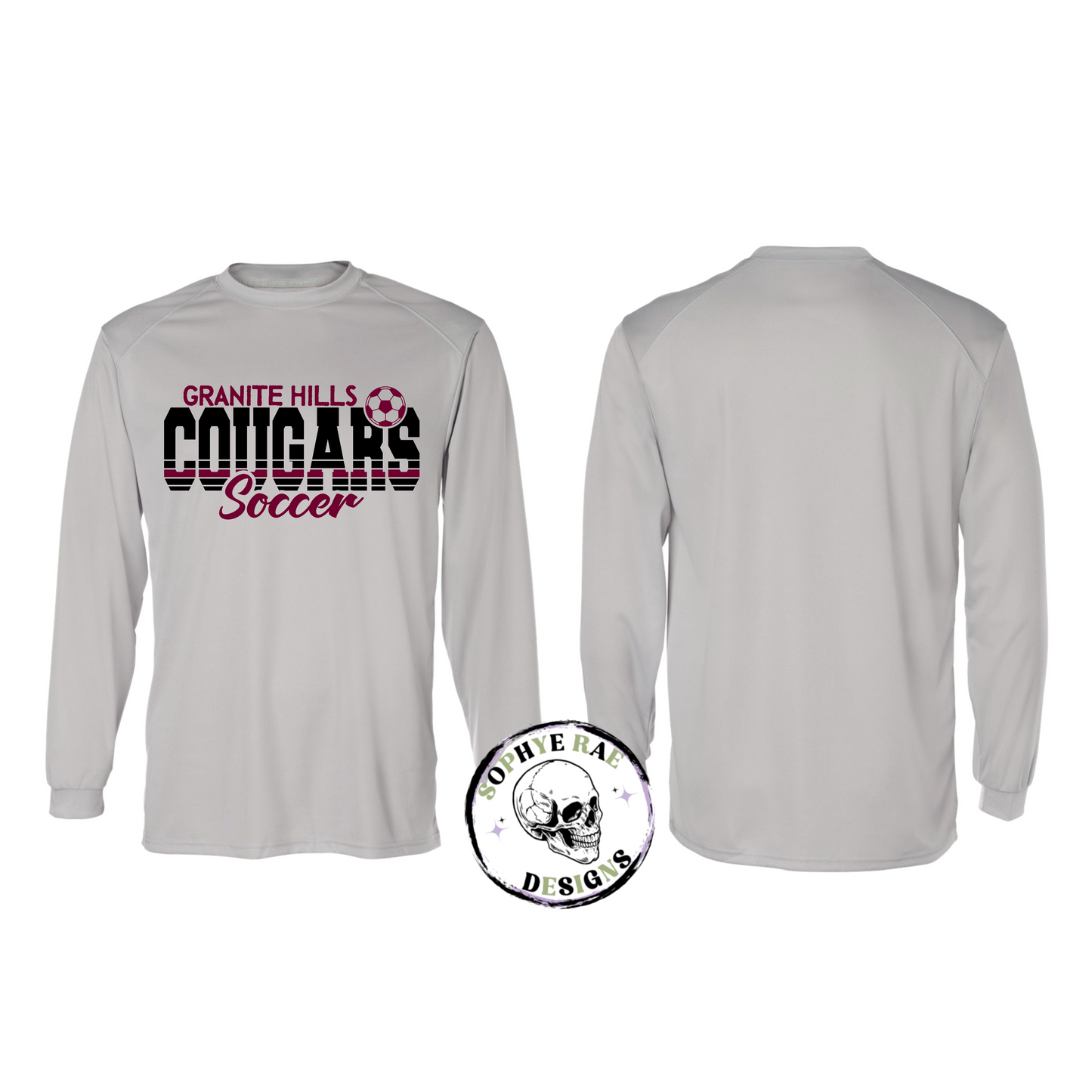 Granite Soccer Long Sleeve Moisture Wicking Shirt