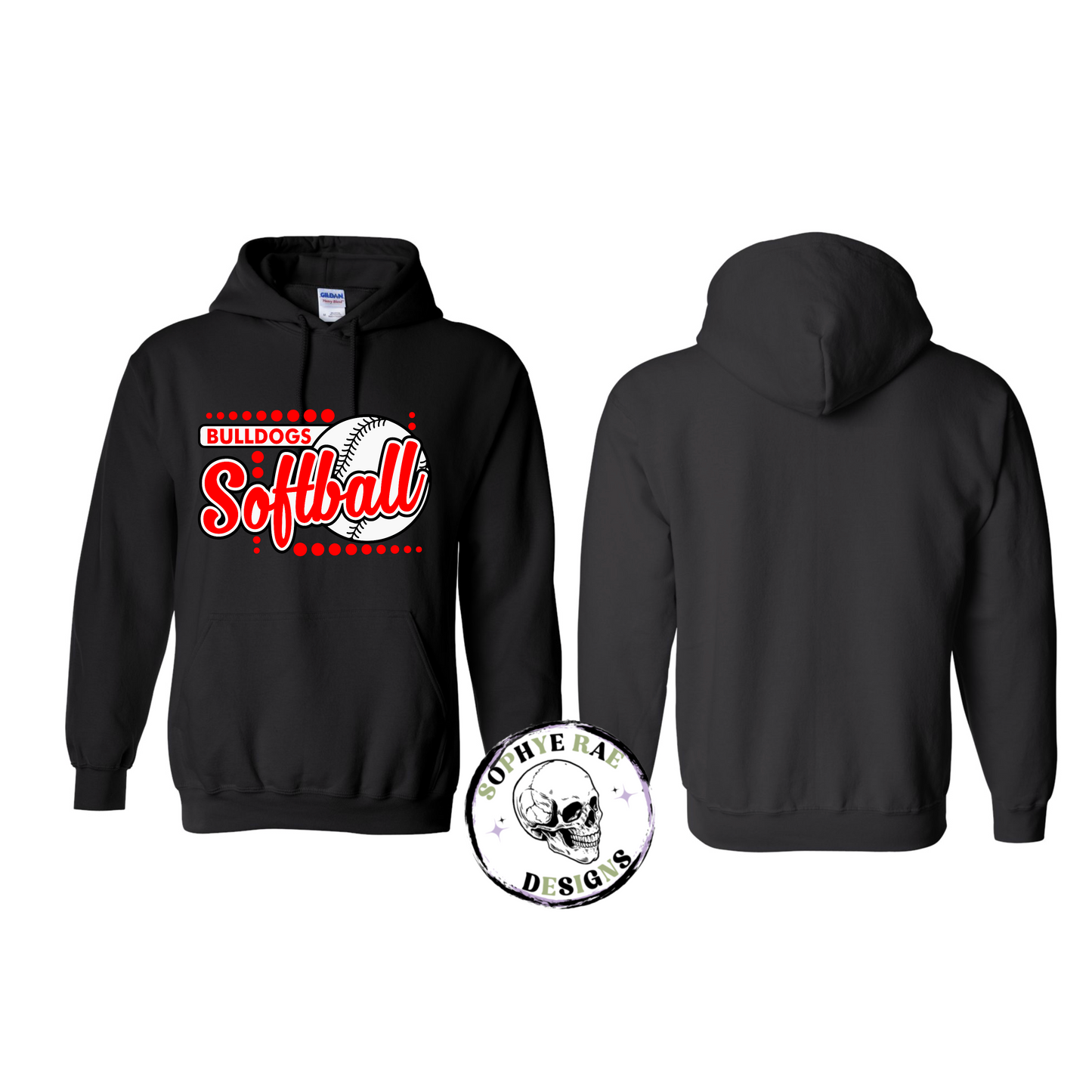 Oak Hills Bulldogs Softball with Ball
