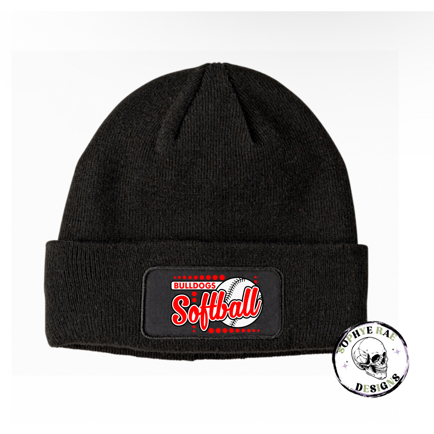 Oak Hills Bulldogs Softball with Ball Beanie