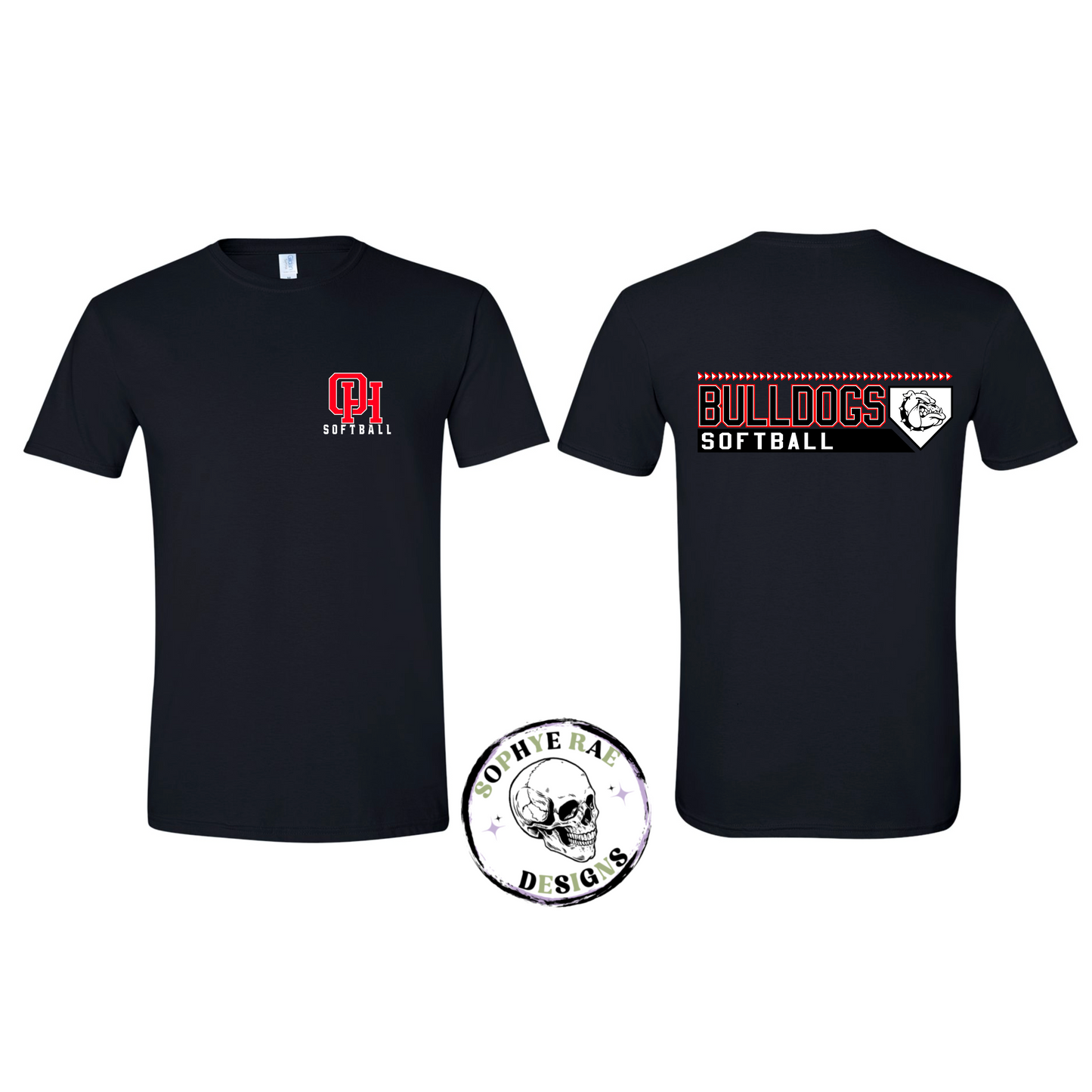 Oak Hills Bulldogs Softball with Arrows