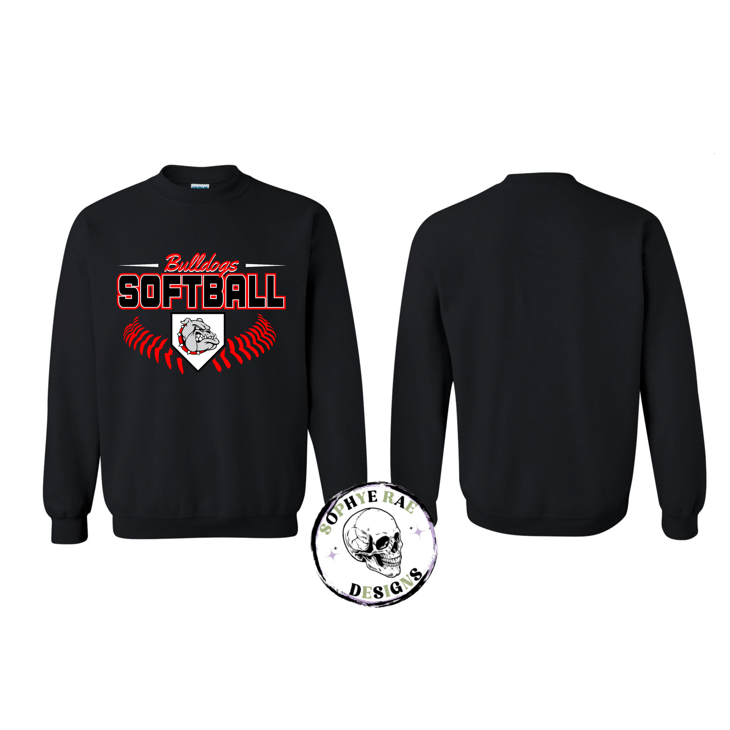 Oak Hills Bulldogs Softball with Laces