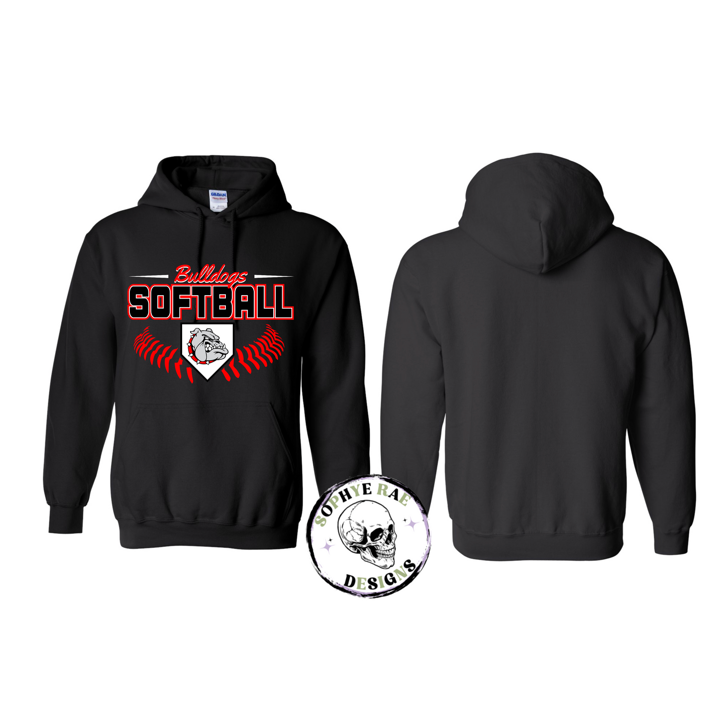 Oak Hills Bulldogs Softball with Laces