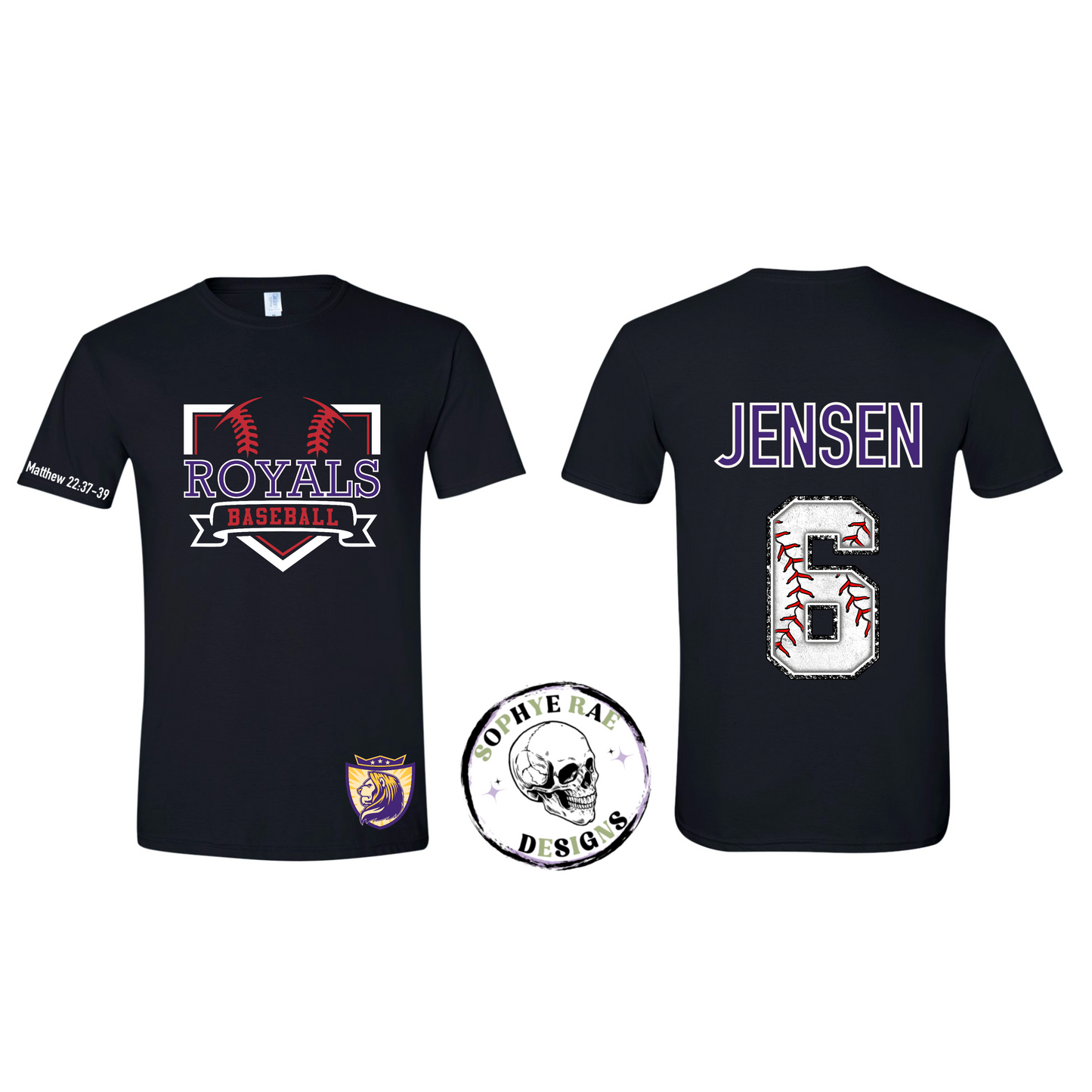 VVCS Royals Baseball Base Black