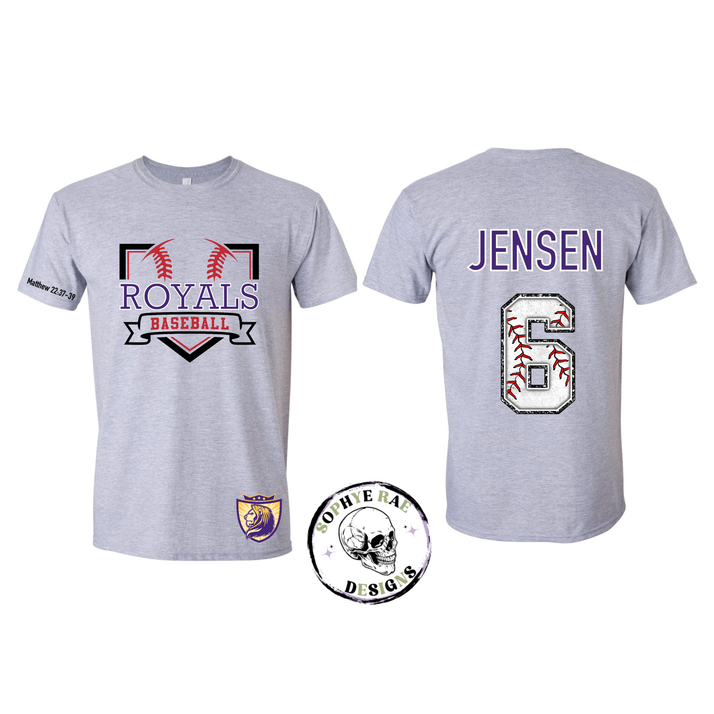 VVCS Royals Baseball Base Sport Grey