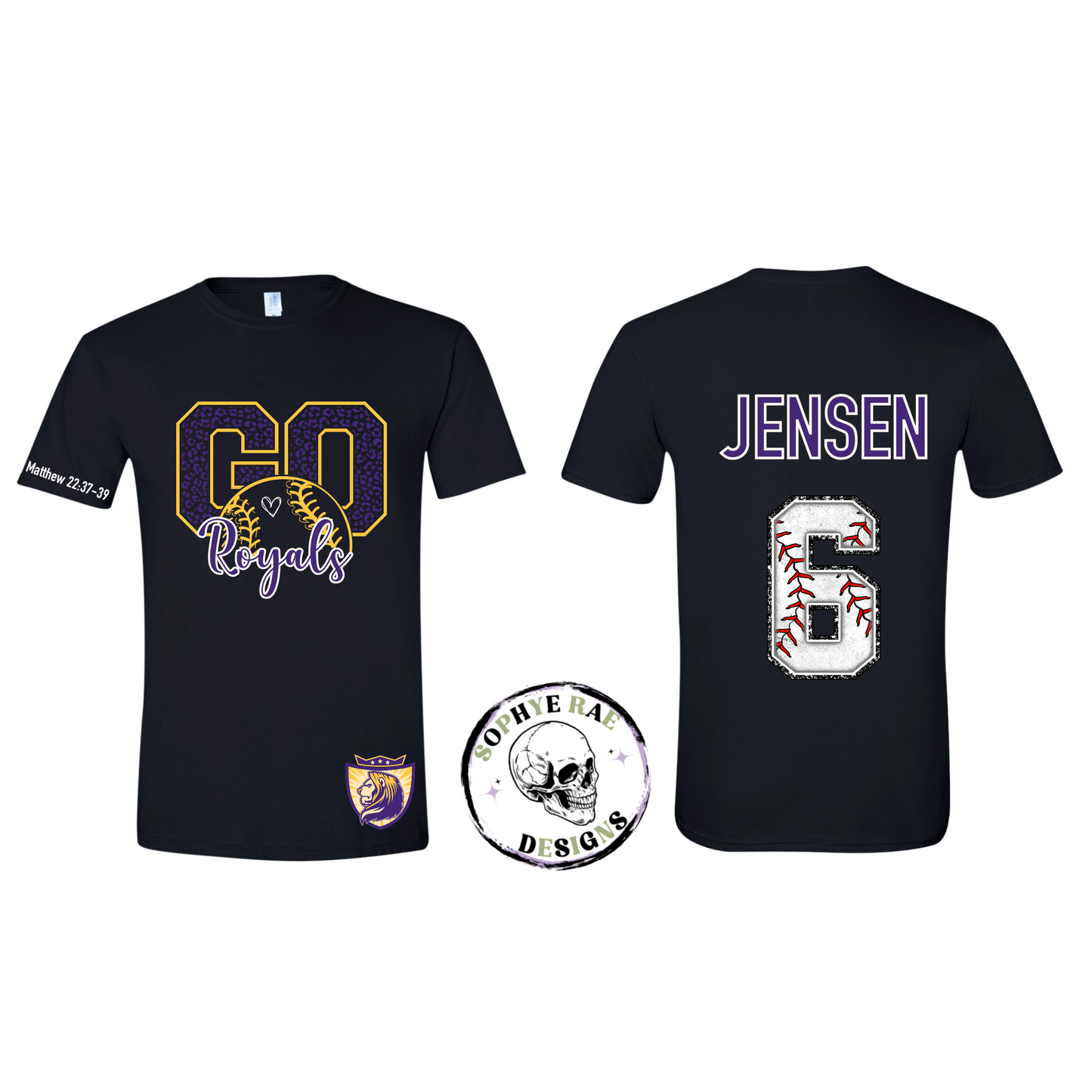 VVCS Go Royals Baseball Black