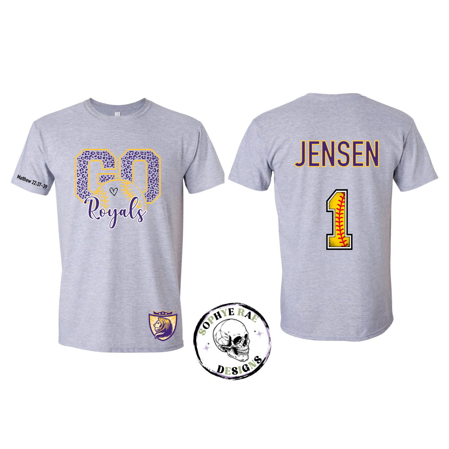 VVCS Go Royals Softball Sport Grey