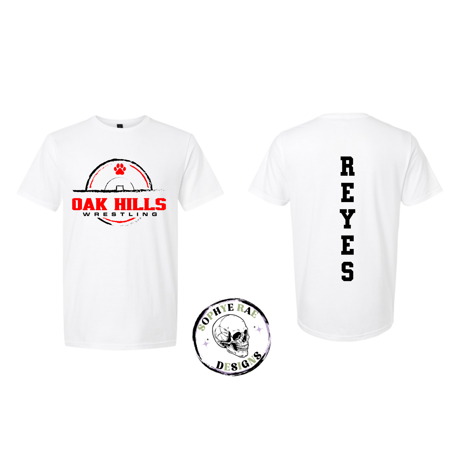 Oak Hills Round Wrestling T-Shirt