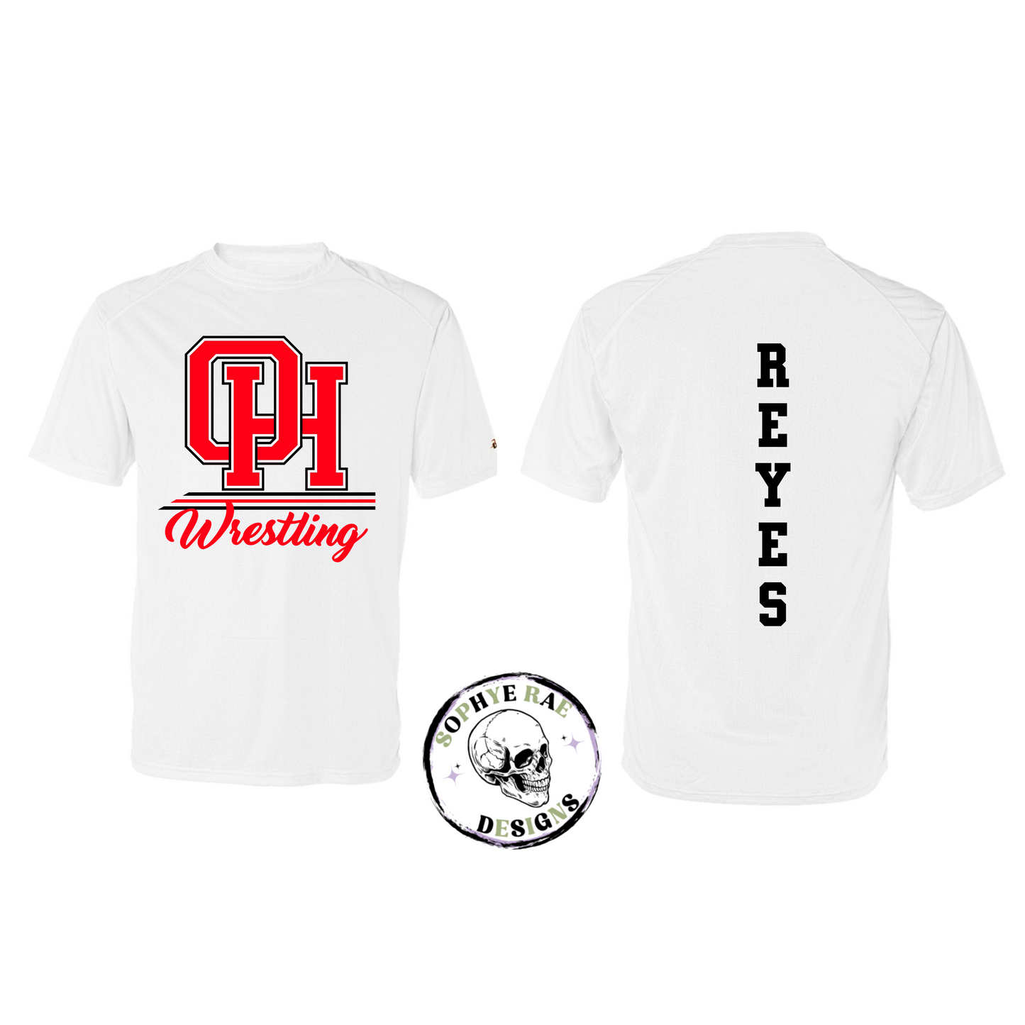 Oak Hills Wrestling Lines DriFit T-Shirt