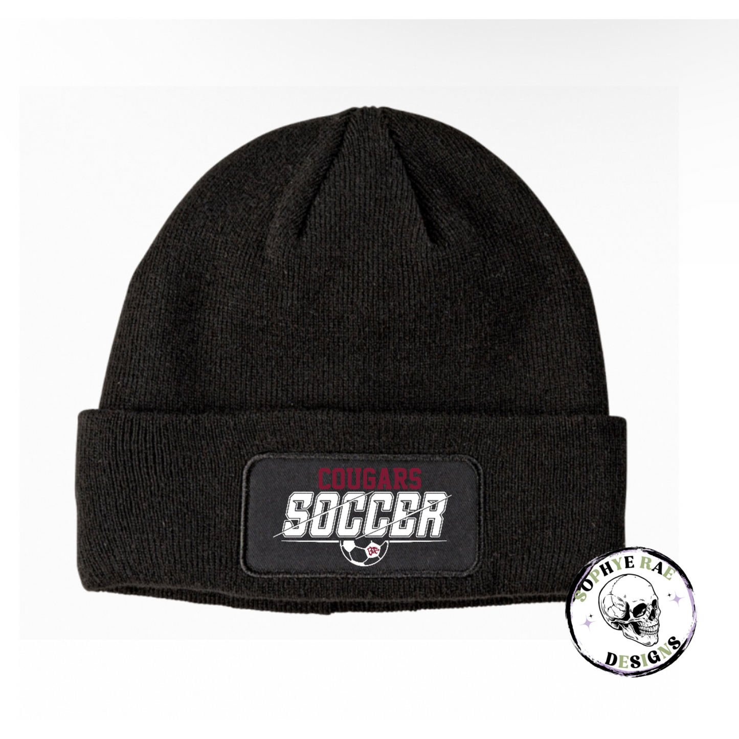 Cougars Split Soccer Beenie