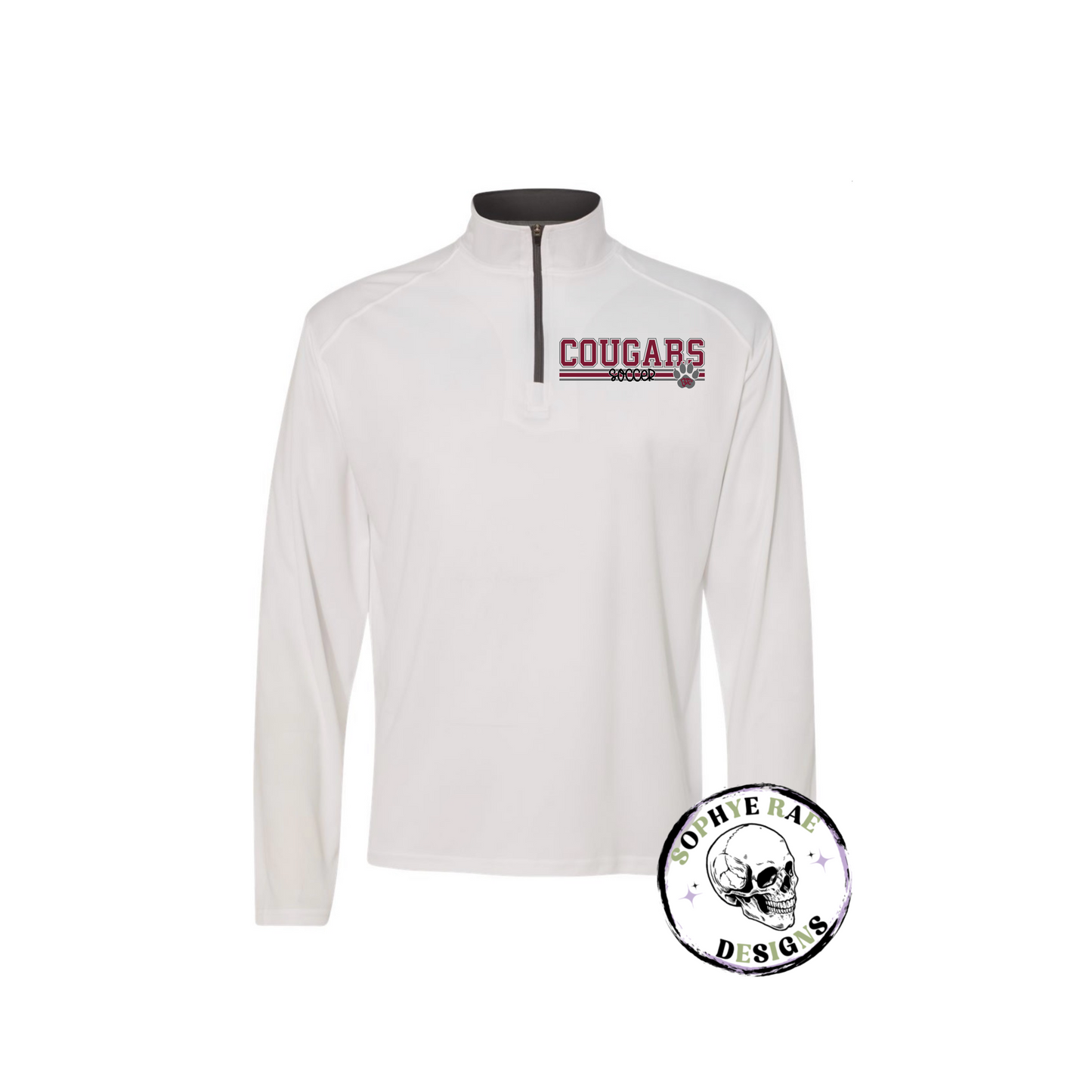 Cougars Lines Soccer Quarter-Zip