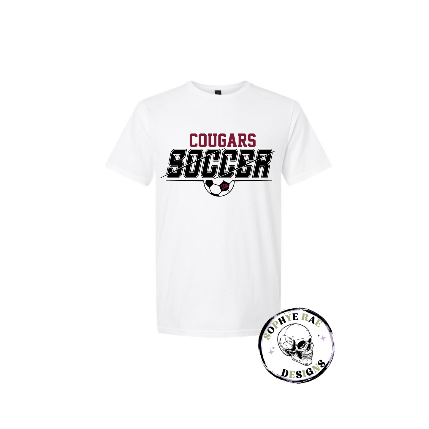 Cougars Split Soccer T-Shirt