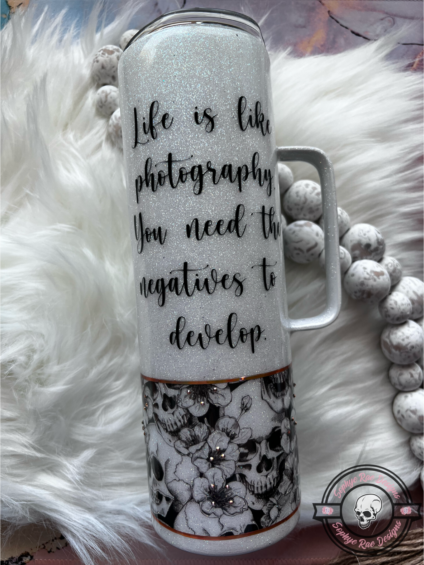 Petty Thoughts 30oz Handle Tumbler