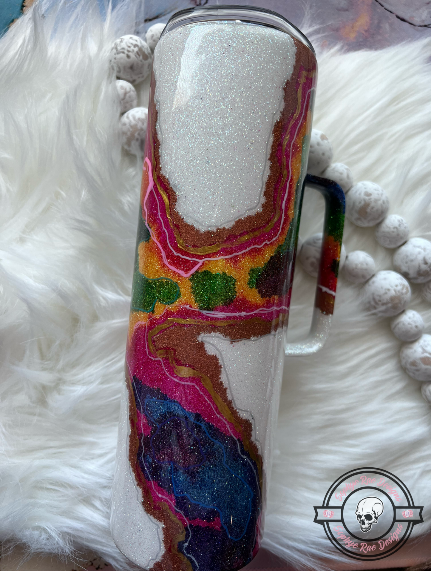 Geode Style 30oz Handle Humbler