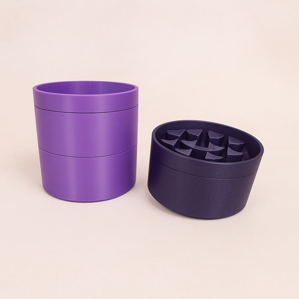 Stackable Peptide Storage Container – 3D Printed Vial Organizer