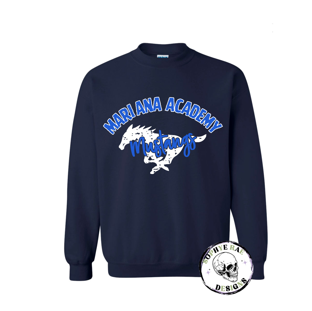 Mariana Academy Mustangs Crewneck
