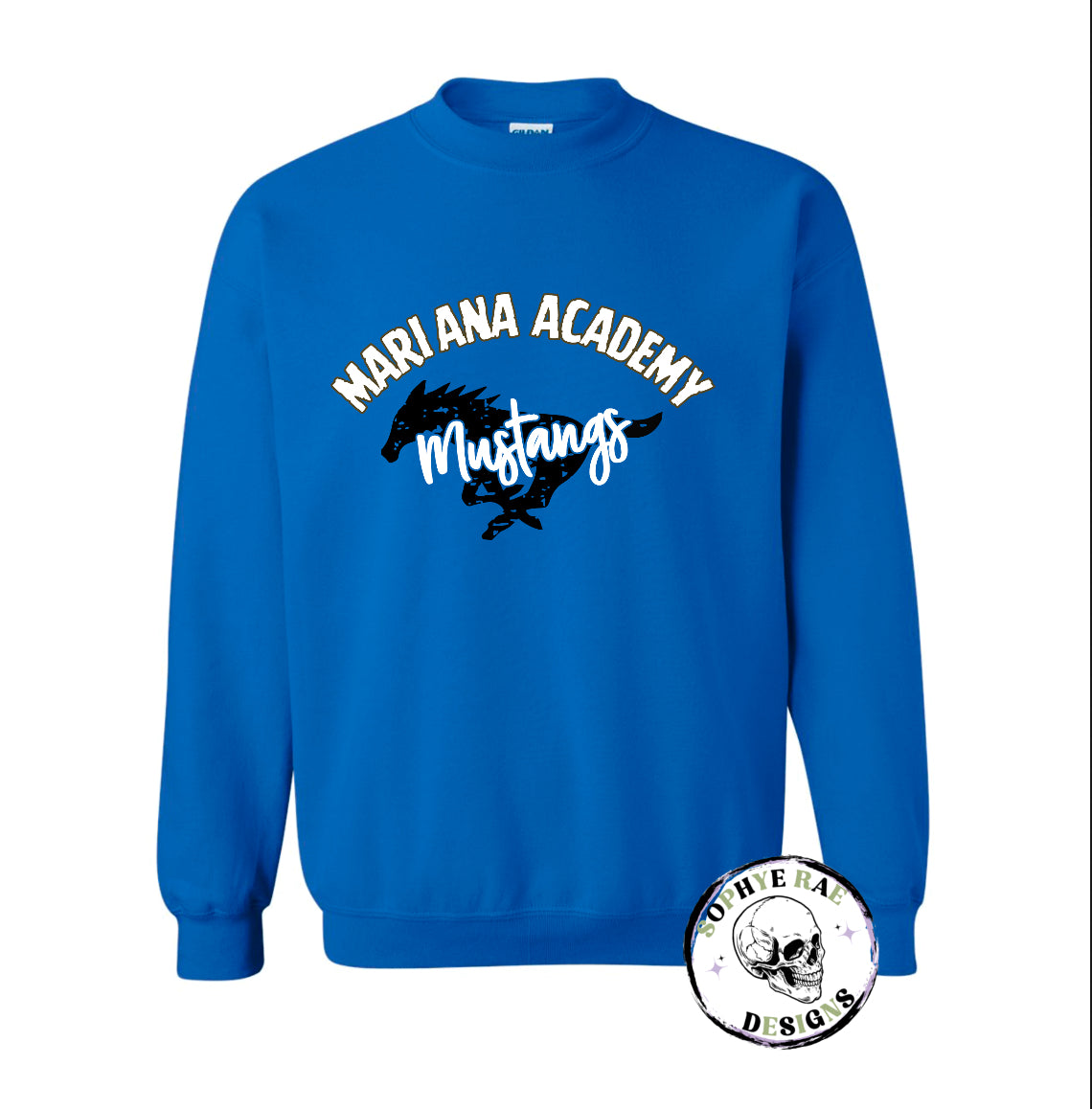 Mariana Academy Mustangs Crewneck