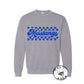Checkered Mustangs Crewneck