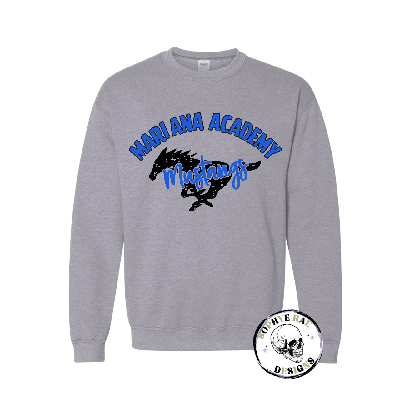 Mariana Academy Mustangs Crewneck
