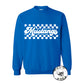 Checkered Mustangs Crewneck