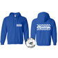 Checkered Mustangs Zip-Up