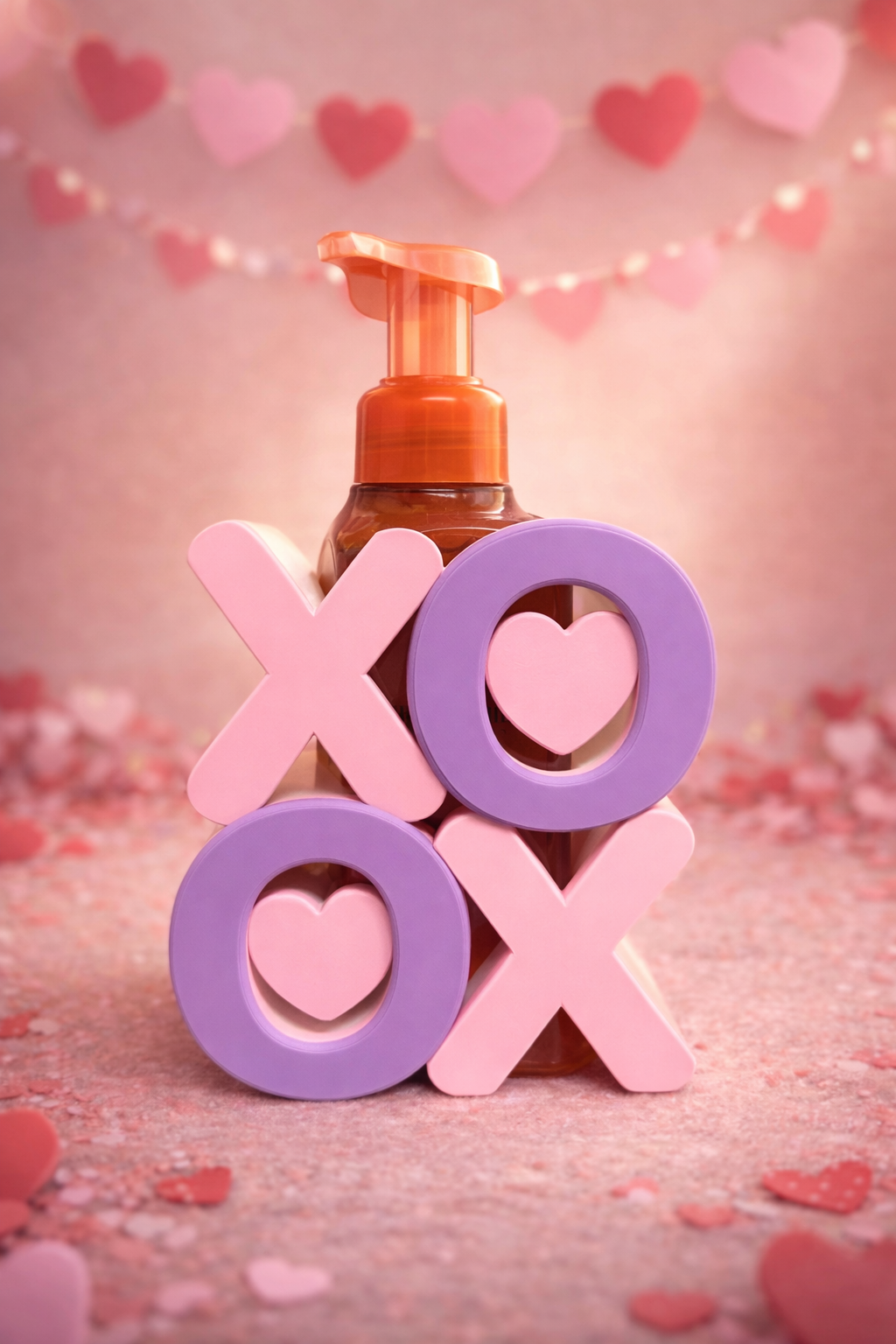Valentine XOXO Soap Holder – Festive Sink Decor