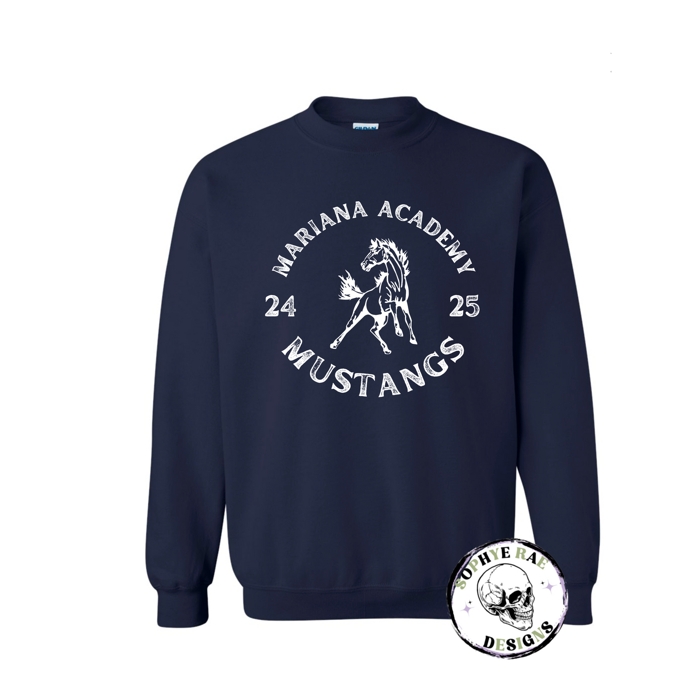 Mariana Mustang Circle Crewneck