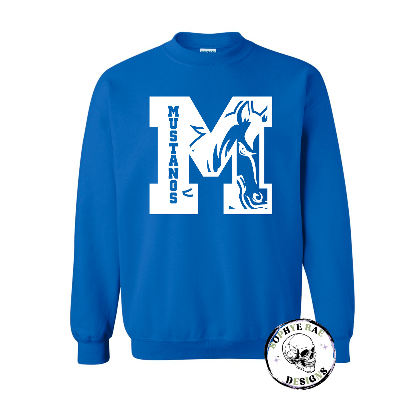 Big M Mustangs Crewneck