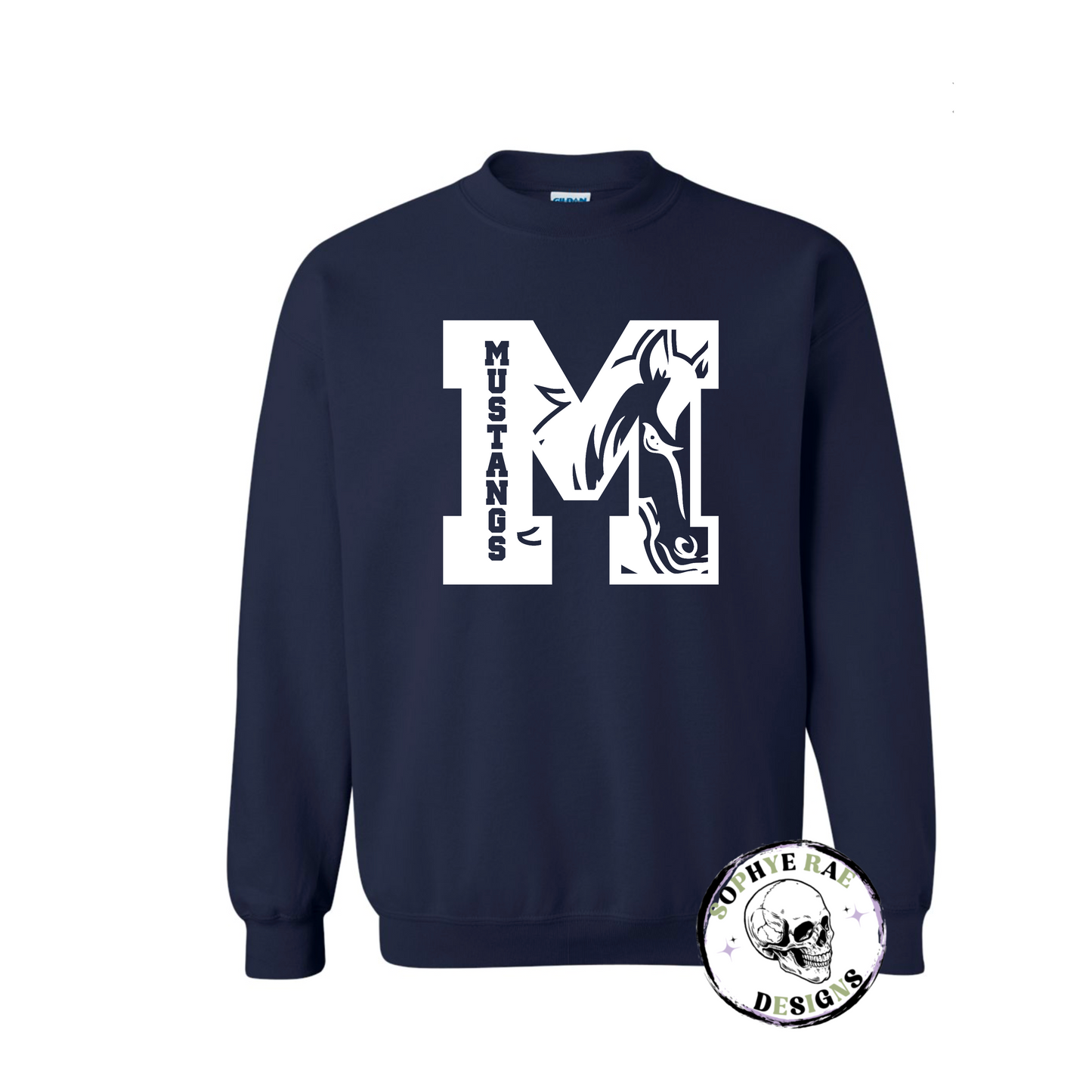 Big M Mustangs Crewneck