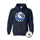 Checkered Circle Mustangs Hoodie
